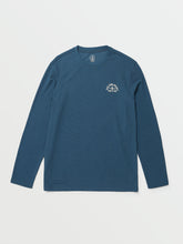 Volcom Nunez Graphic Thermal Shirt Smokey Blue