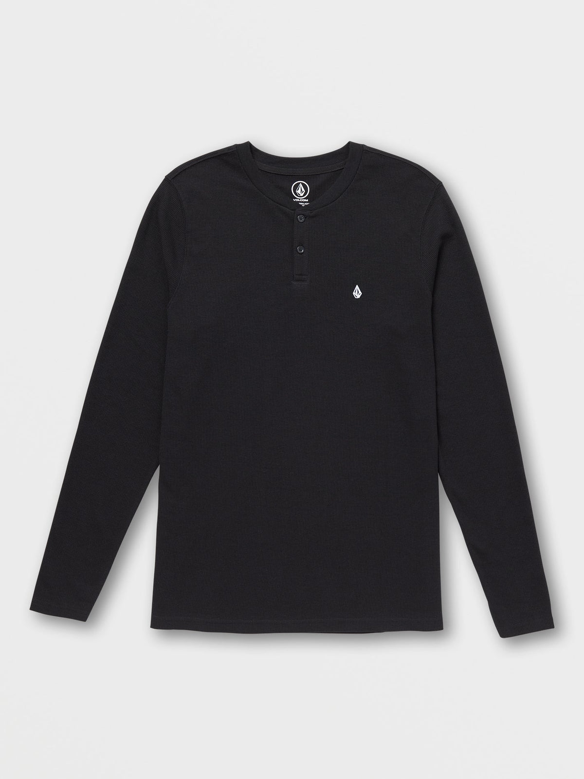 Volcom Russel Thermal Henley Black