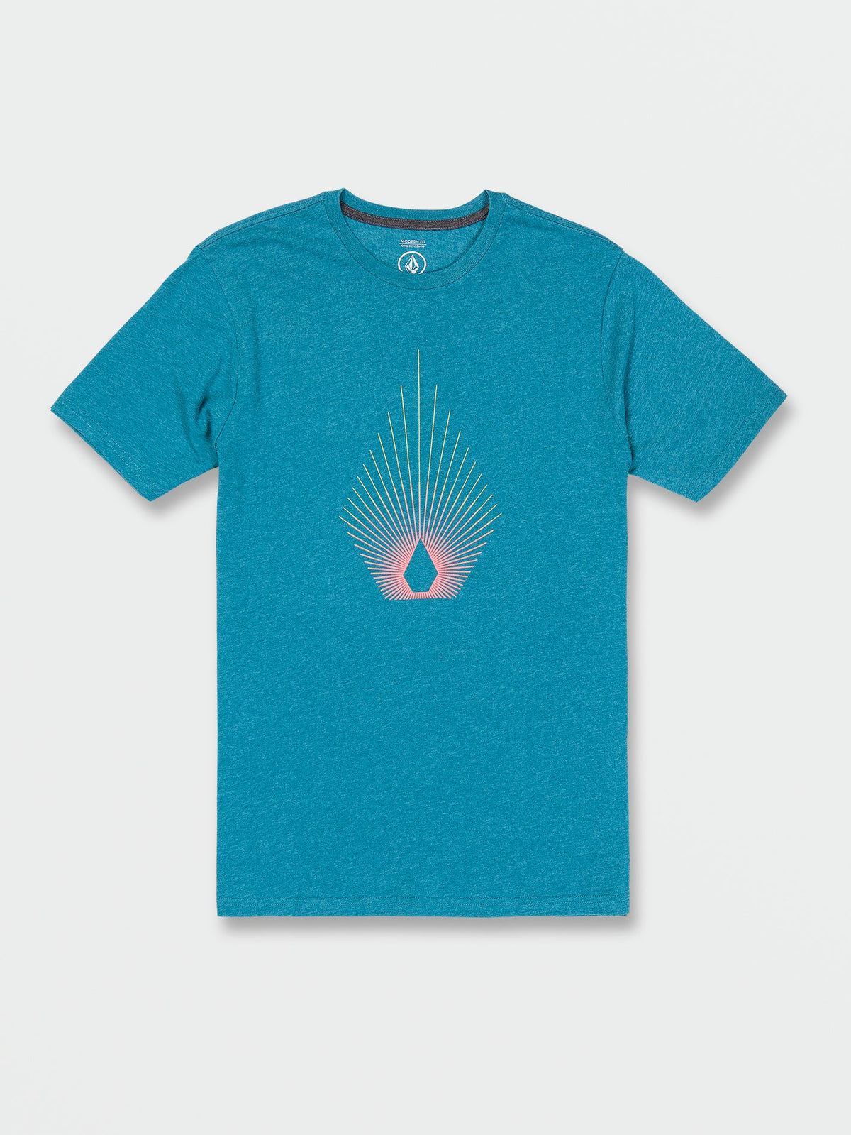 Volcom Blister Short Sleeve Tee Ocean Teal Heather