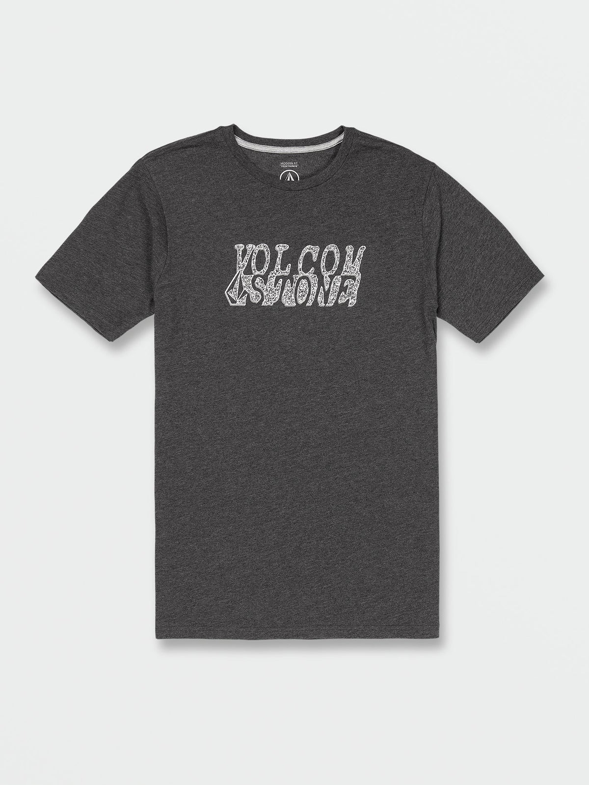 Volcom Correlator Short Sleeve Tee Dark Black Heather