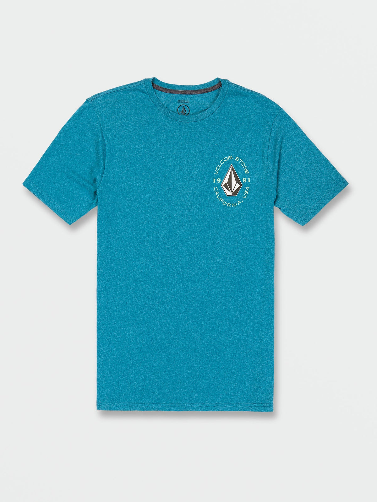 Volcom Dragnaut Short Sleeve Tee Ocean Teal Heather