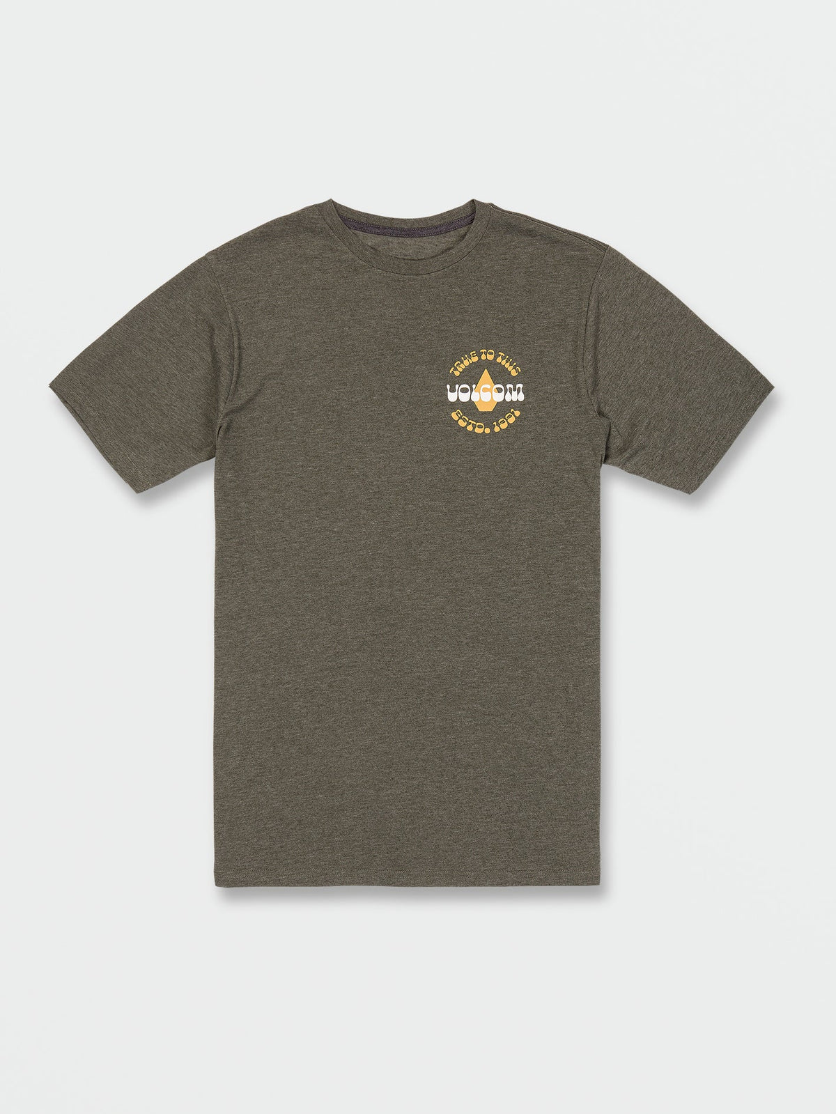 Volcom Stone Backstage Short Sleeve Tee Martini Olive