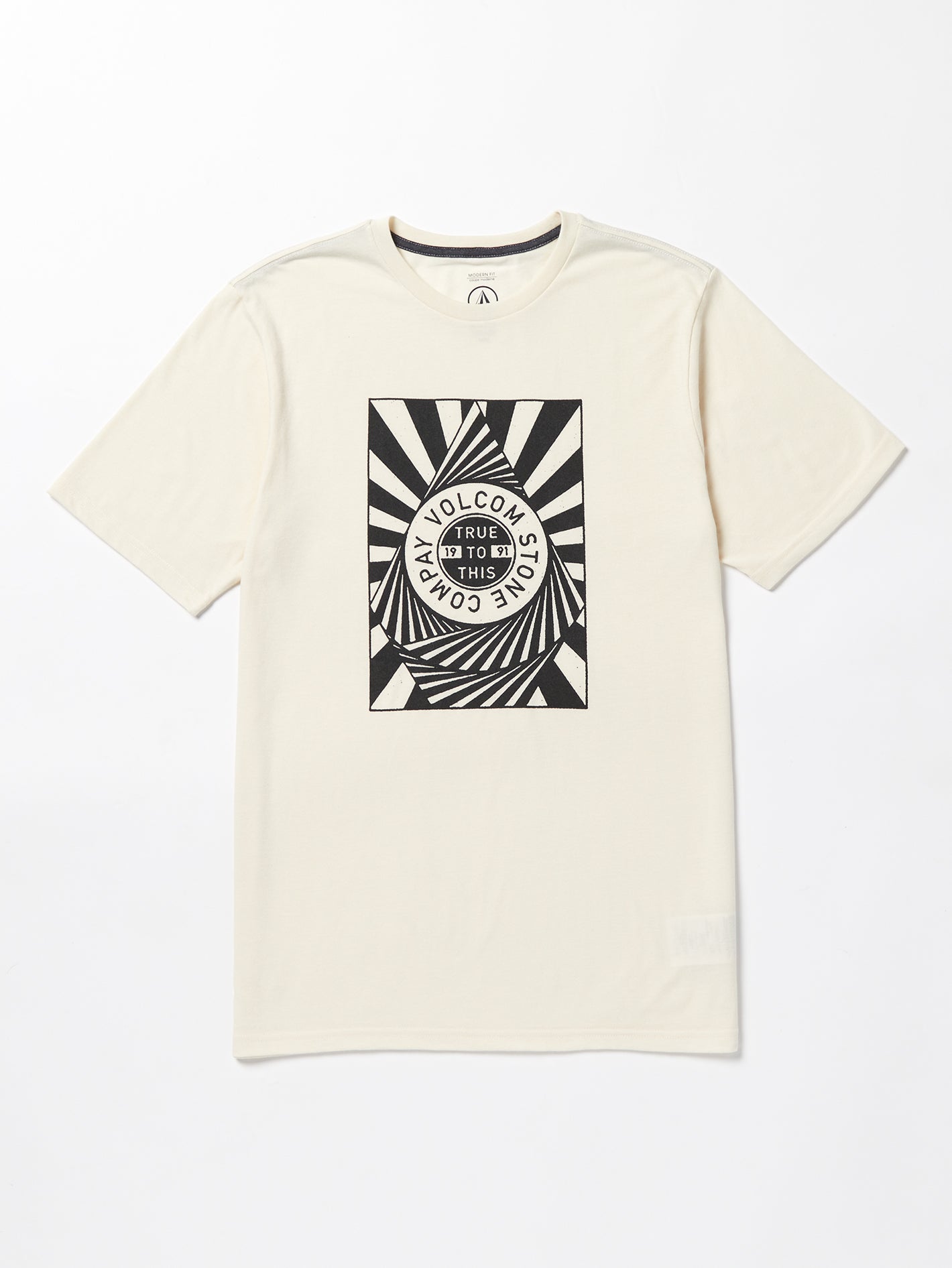 Volcom Vexer Short Sleeve Tee Off White Heather