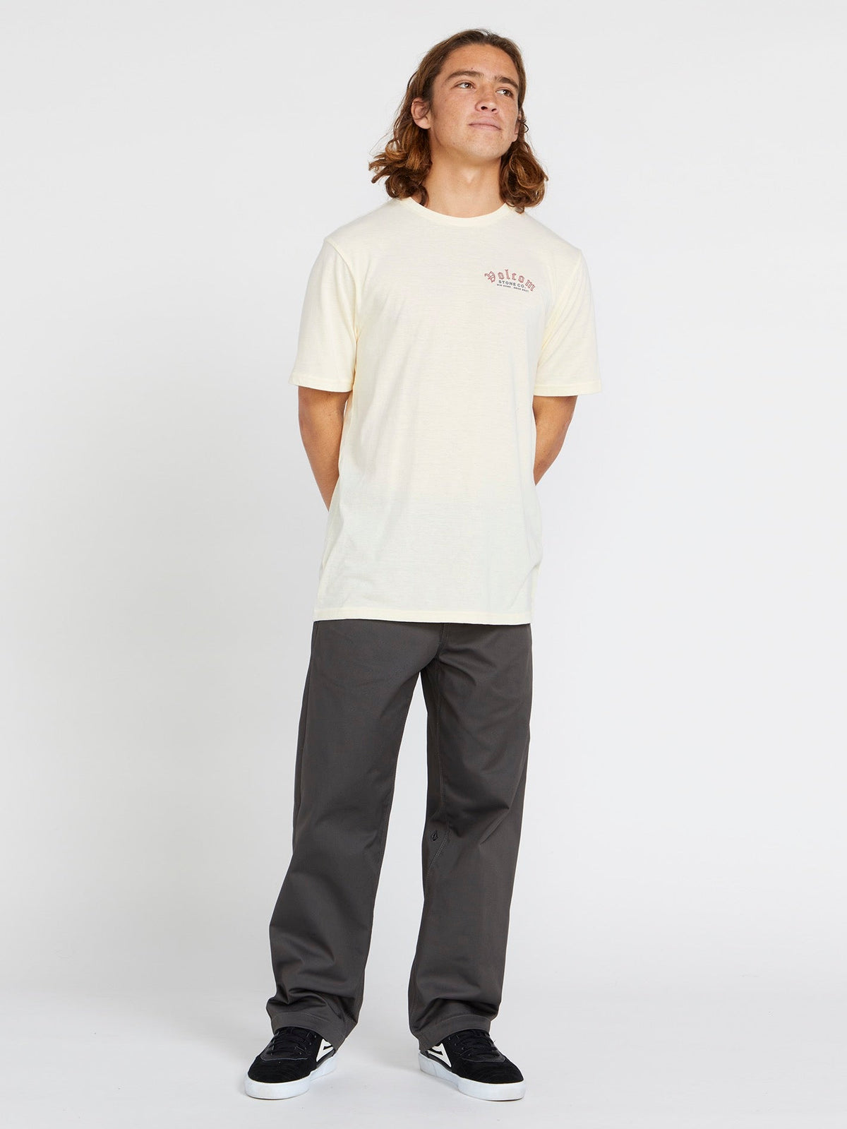 Volcom Winsome Short Sleeve Tee Off White Heather