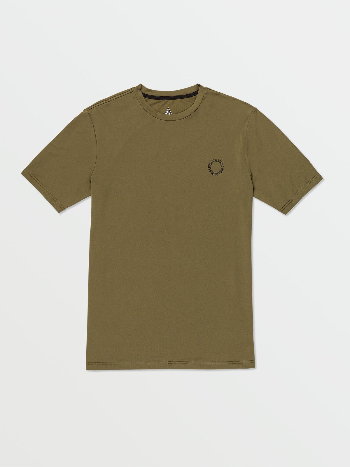 Volcom Faulter Men's Short Sleeve Men's Rashguard Military