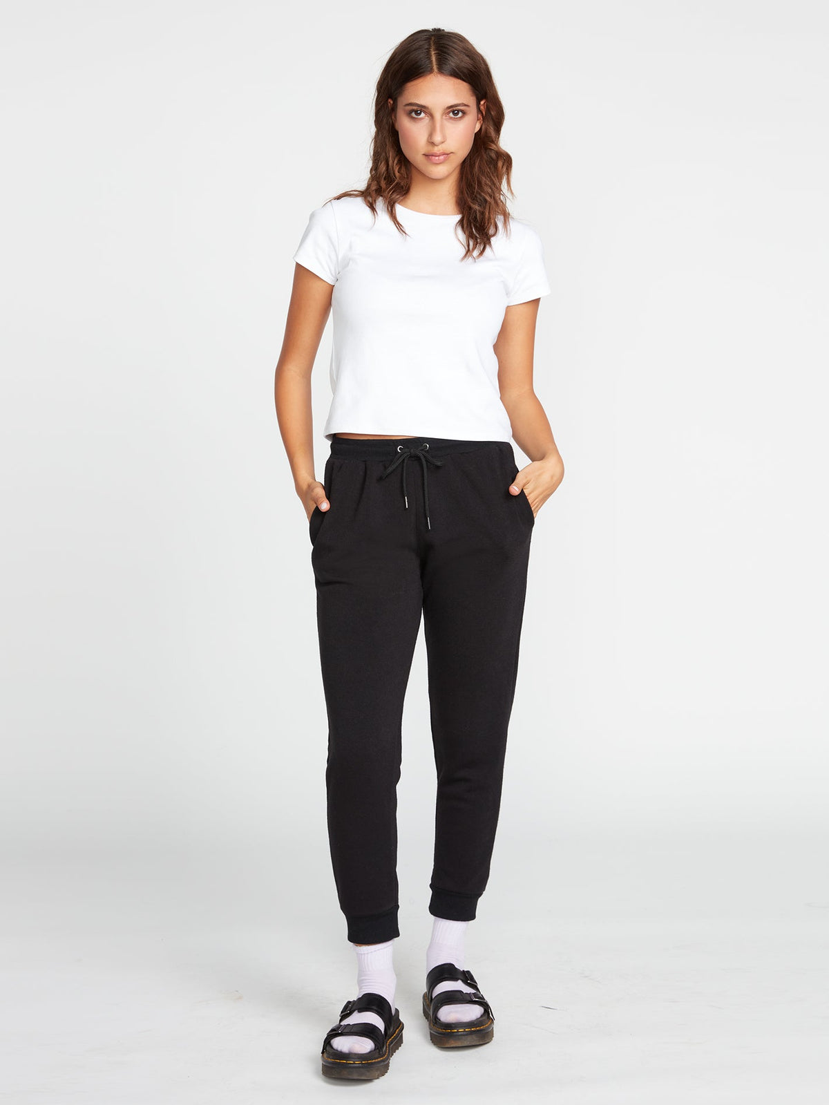 Volcom Stone Stackedd Jogger Women's Pants Black