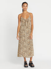 Volcom Meeyoww Maxi Women's Dress Animal Print