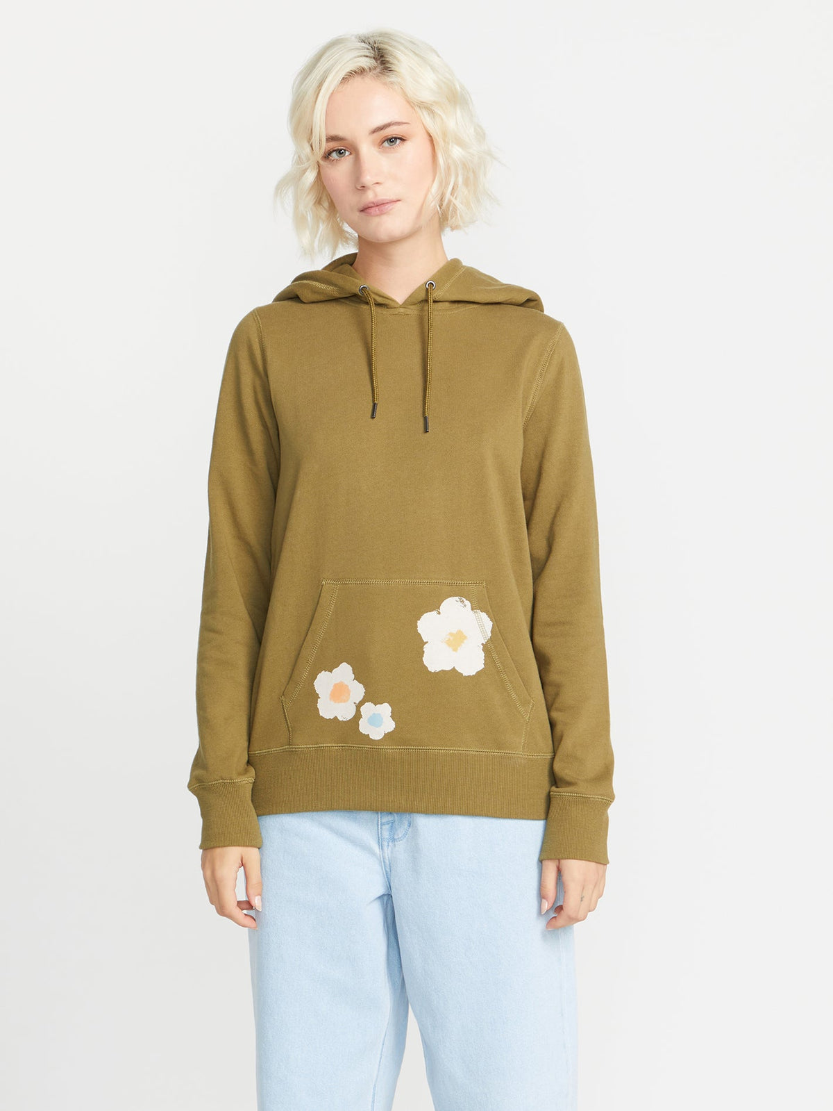 Volcom Truly Deal Hoodie Moss
