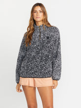 Volcom Pheelin It Mock Neck Pullover Sweatshirt Cloud