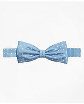 Brooks Brothers Boys Dot Pre-Tied Bow Tie Blue