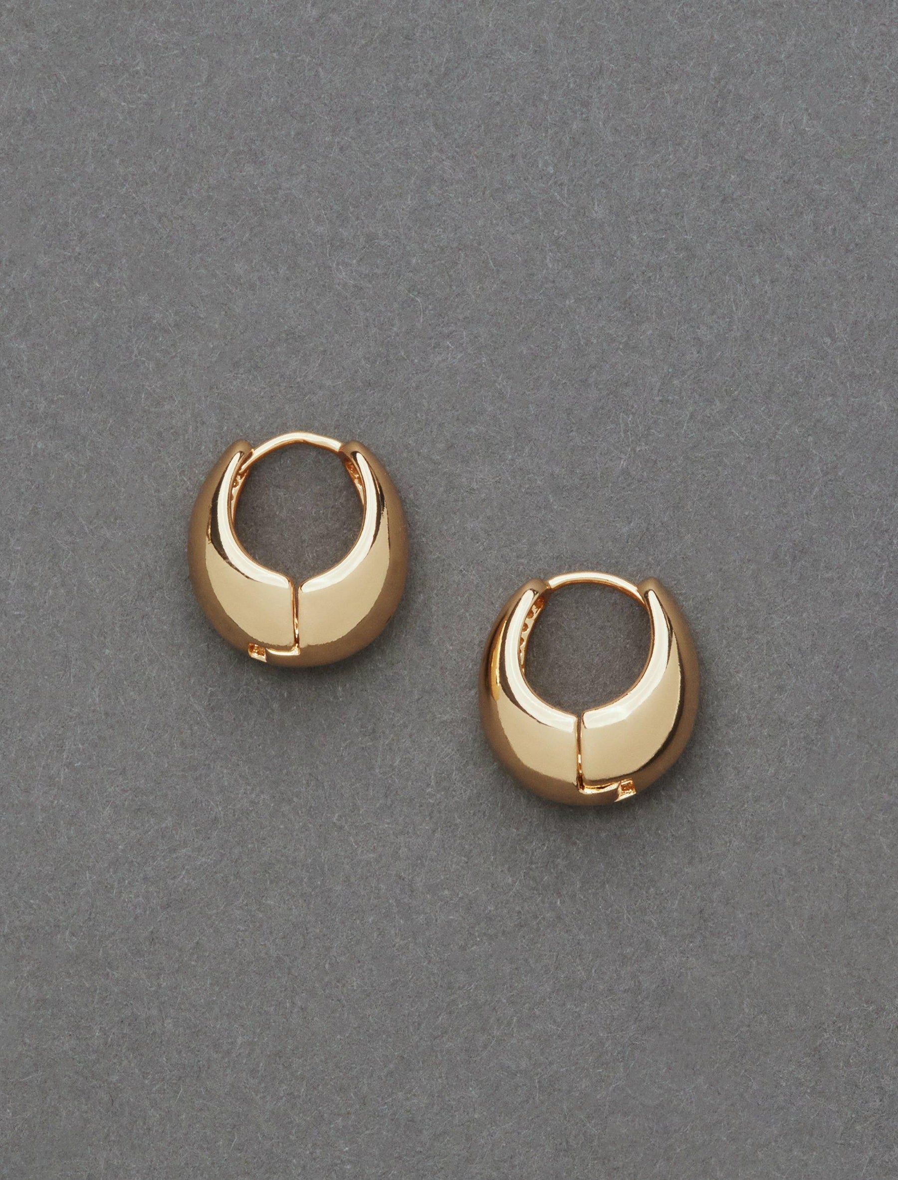 Lucky Brand Baby Oval Hoop Earring Gold