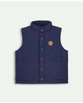 Brooks Brothers Kids Quilted Vest Navy