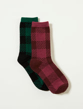 Lucky Brand Buffalo Plaid Sock Pack Multi