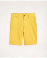 Brooks Brothers Boys Stretch Advantage Chino Shorts Bright Yellow