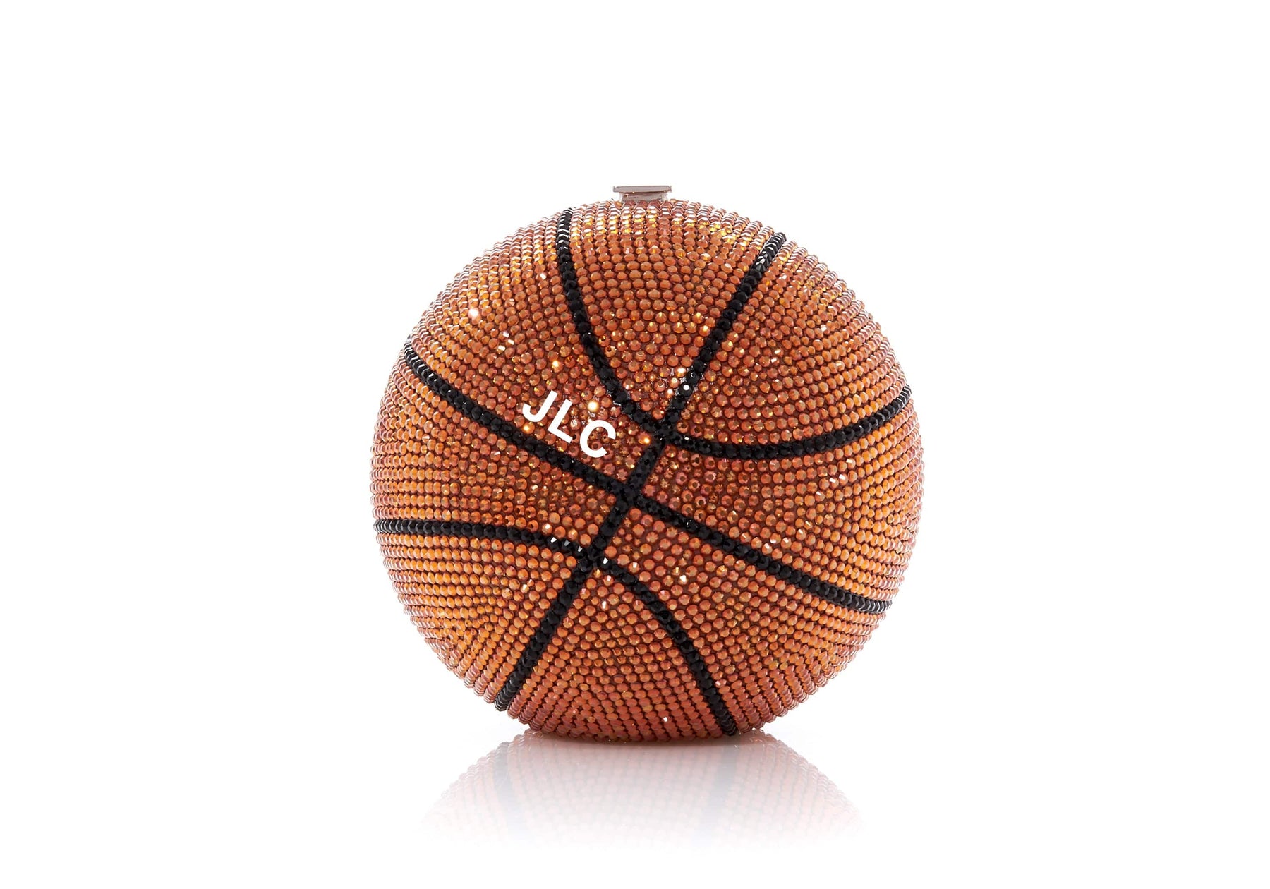 Judith Leiber Couture Judith Leiber Bespoke Basketball Clutch Copper