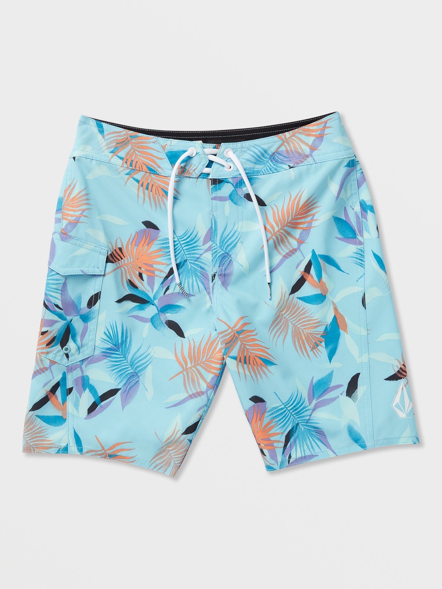 Volcom Manic BoardBoys Shorts (Age 8-14) Aquamarine