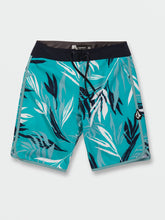 Volcom Bleeding Leaf Mod-Tech Trunks Electric Blue