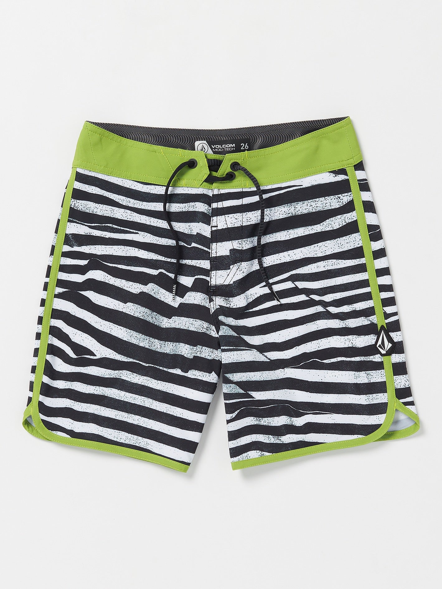 Volcom Funday Scallop Mod-Tech BoardBoys Shorts (Age 8-14) Black