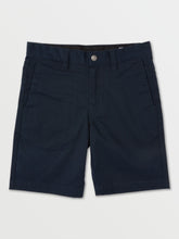 Volcom V Monty Boys Shorts (Age 8-14) Dark Navy