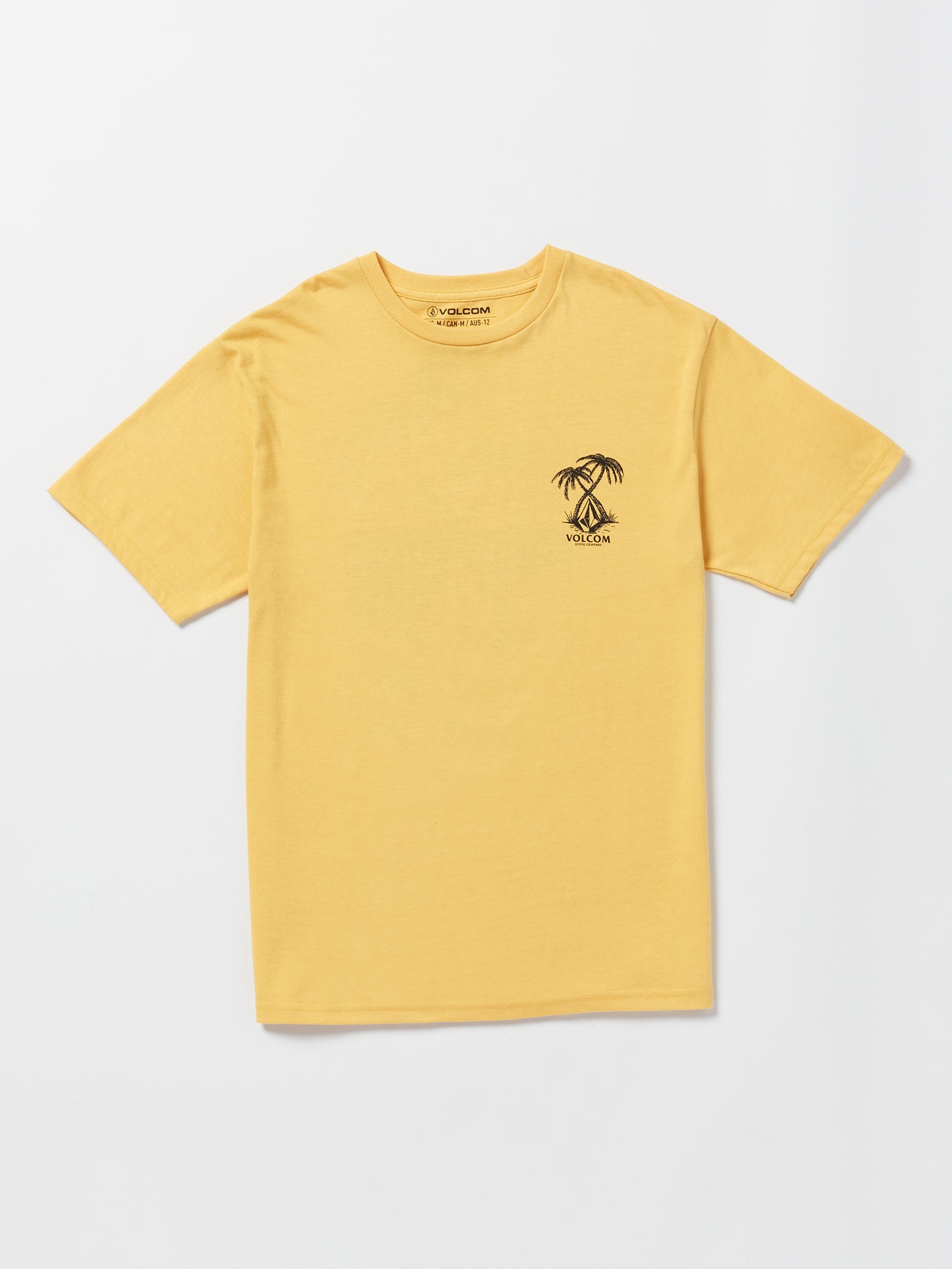 Volcom Glassy Daze Short Sleeve Tee Golden Mustard