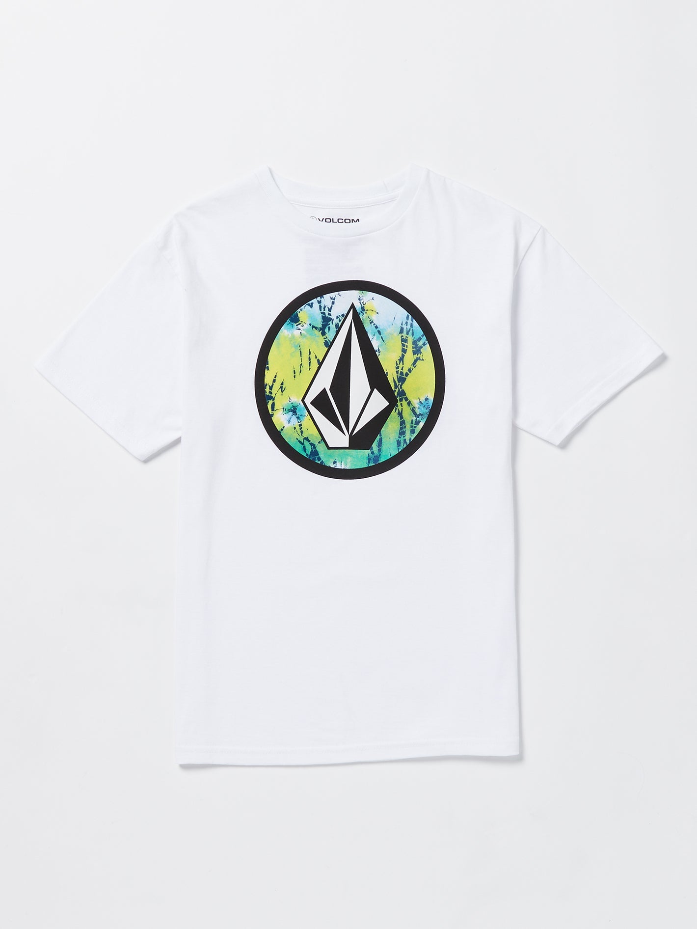 Volcom Crisp Stone Fill Short Sleeve Tee White