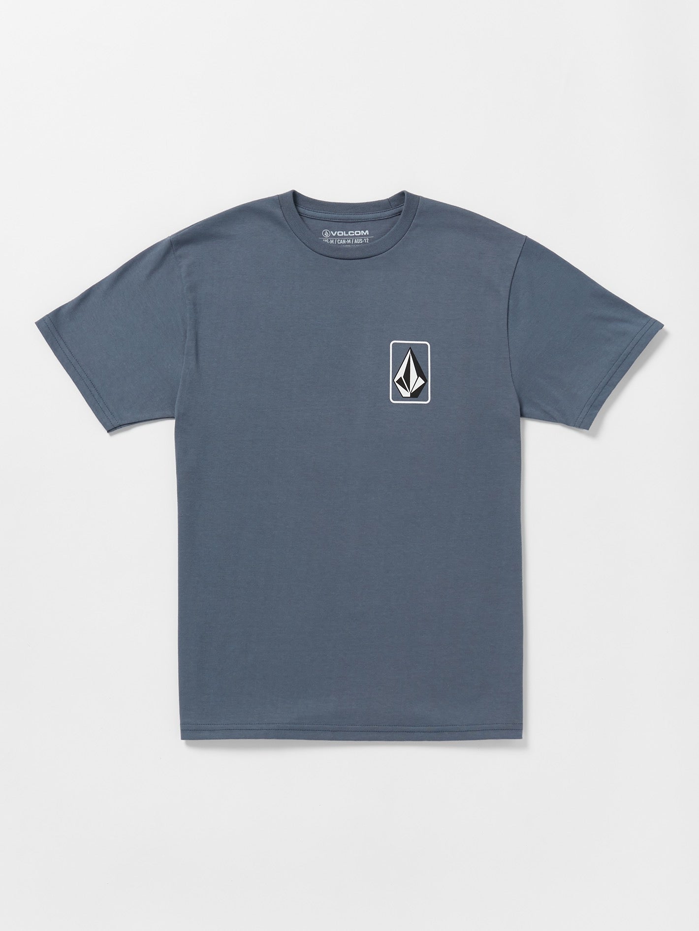 Volcom Full Pipe Short Sleeve Tee Dark Slate