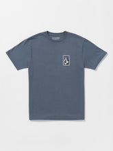 Volcom Full Pipe Short Sleeve Tee Dark Slate