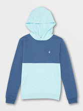 Volcom Contrast Pullover Fleece Hoodie Smokey Blue