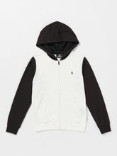 Volcom Up Teek Zip Boys Jacket (Age 8-14) Off White