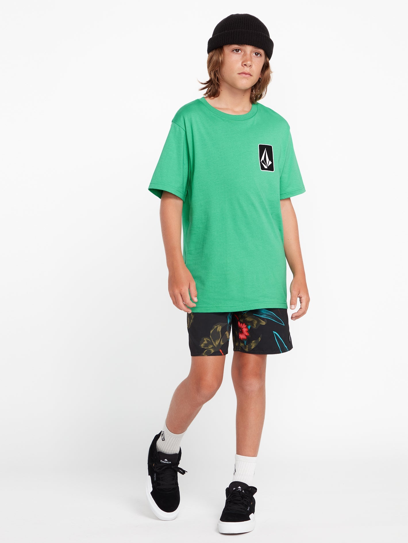 Volcom Originator Short Sleeve Tee Jungle Green