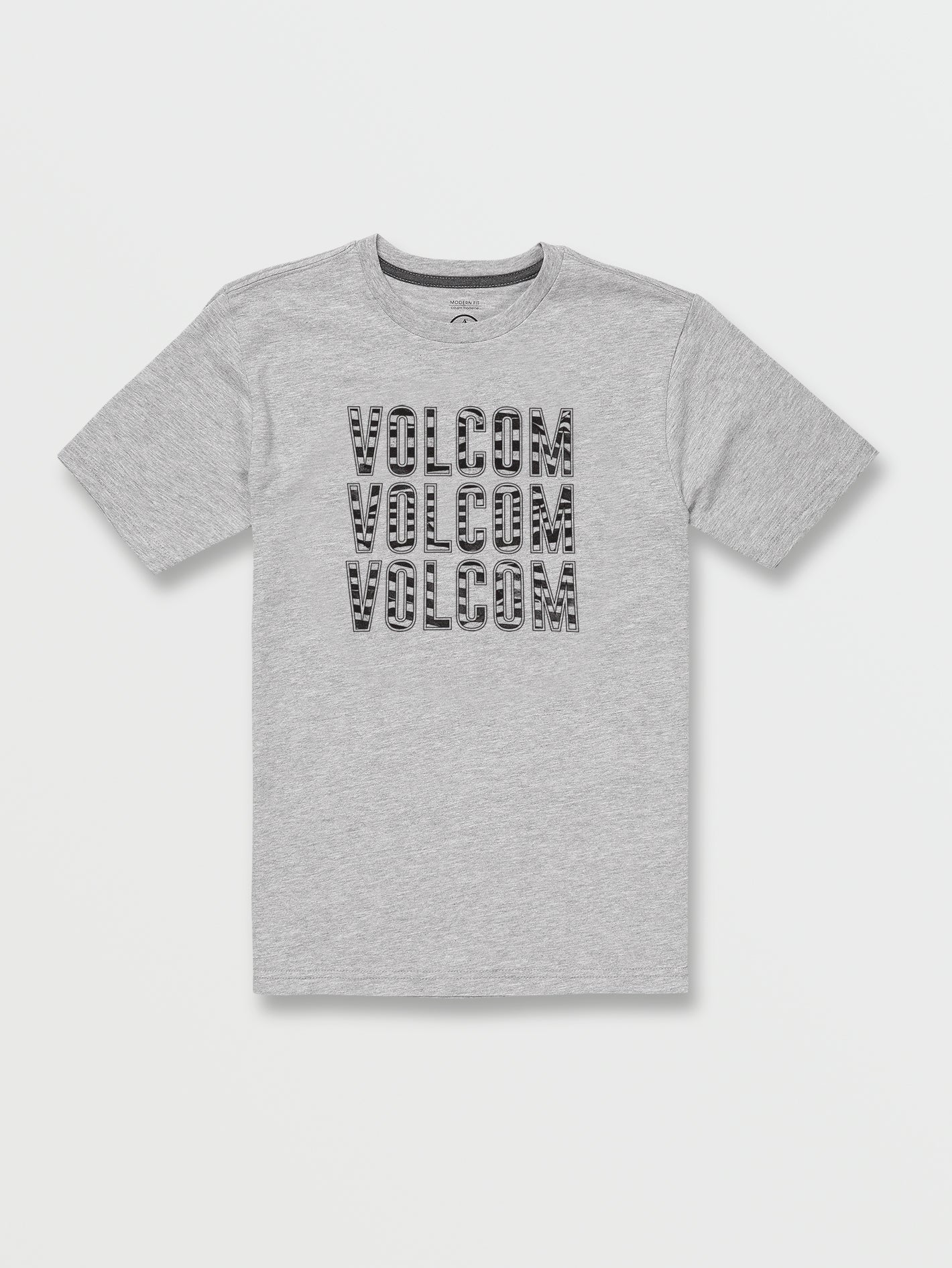 Volcom Vibes Time Short Sleeve Tee Heather Grey