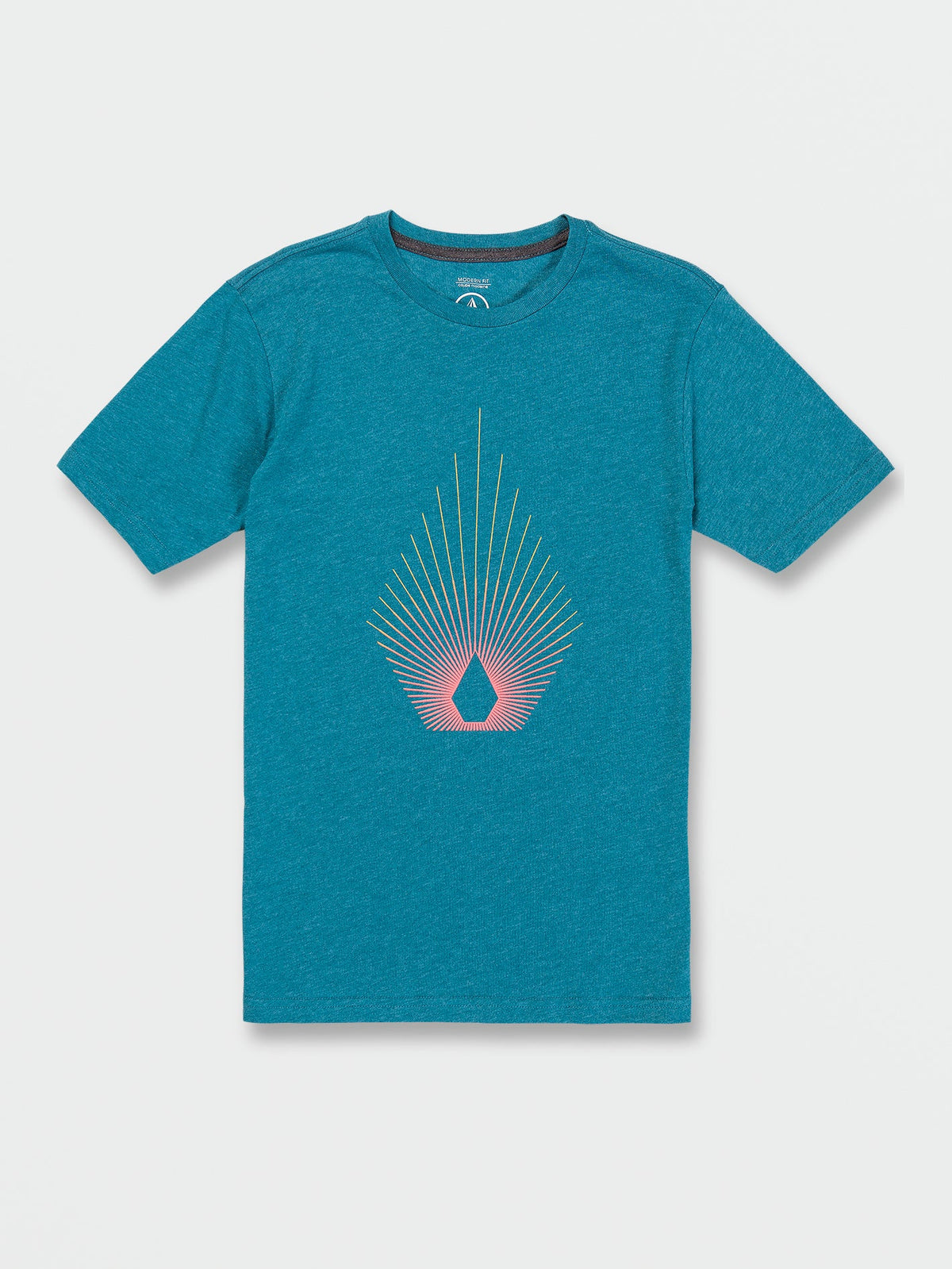 Volcom Blister Short Sleeve Tee Ocean Teal Heather