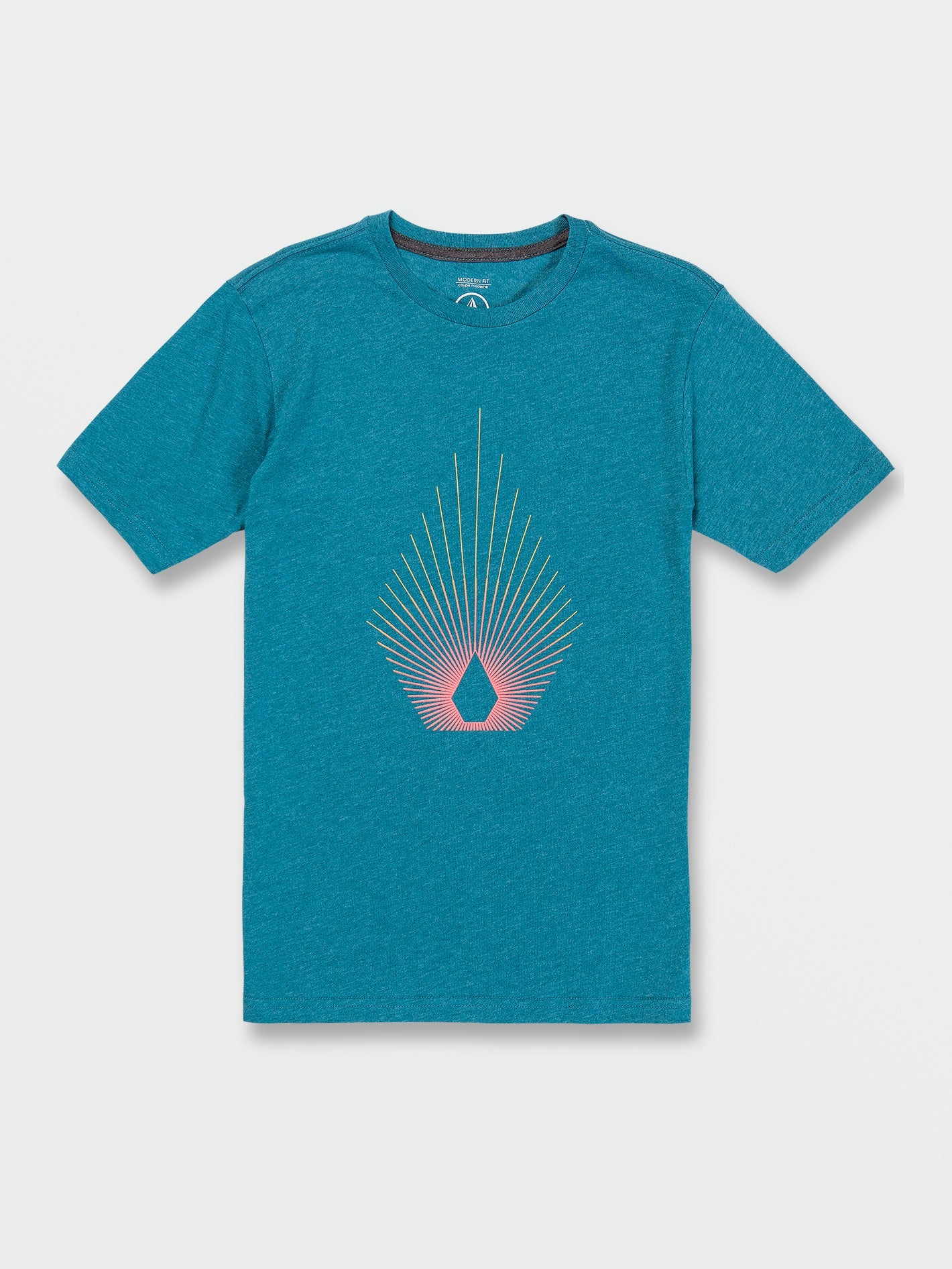 Volcom Blister Short Sleeve Tee Ocean Teal Heather