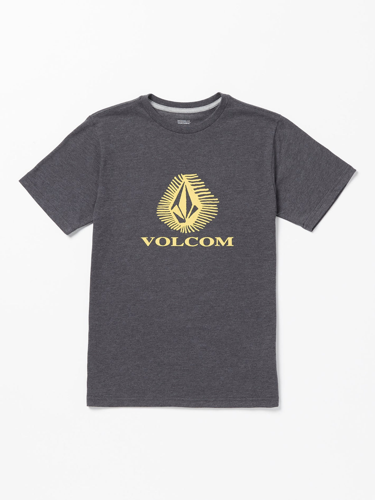 Volcom Offshore Stone Short Sleeve Tee Dark Black Heather