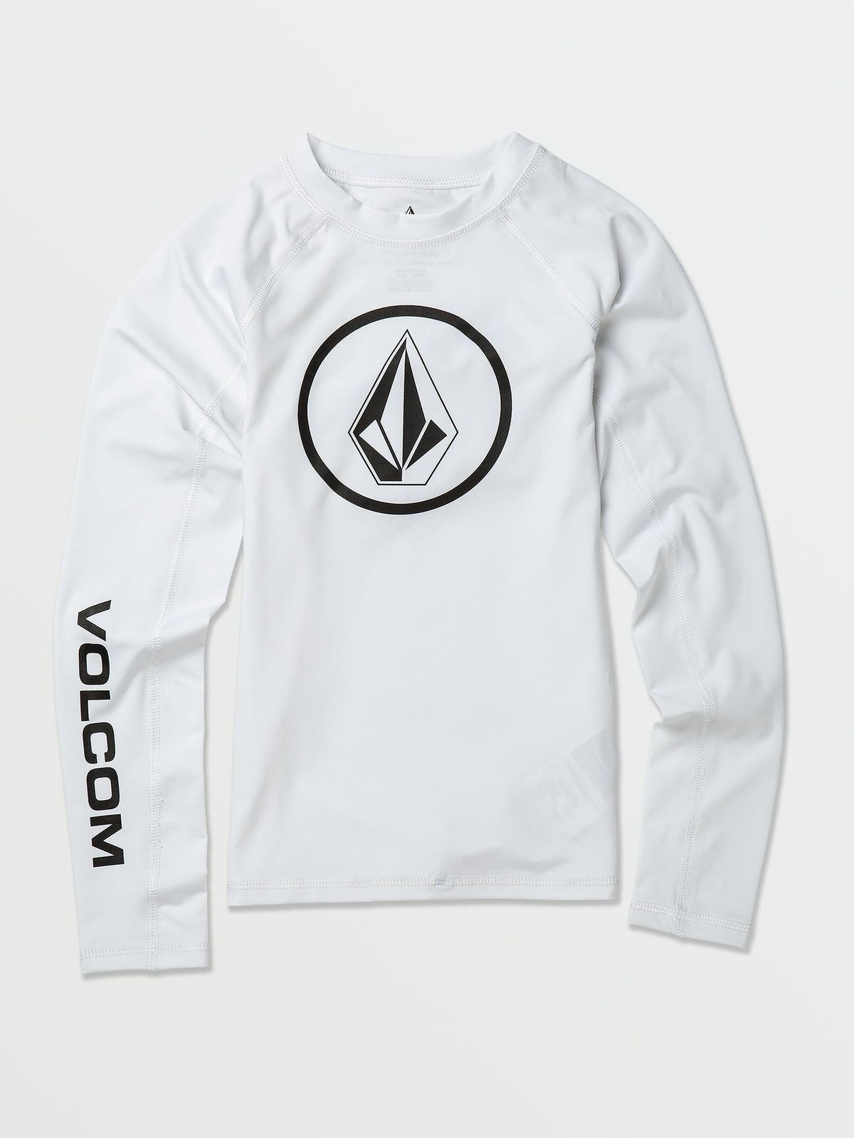 Volcom Lido Solid Long Sleeve Shirt (Age 8-14) White