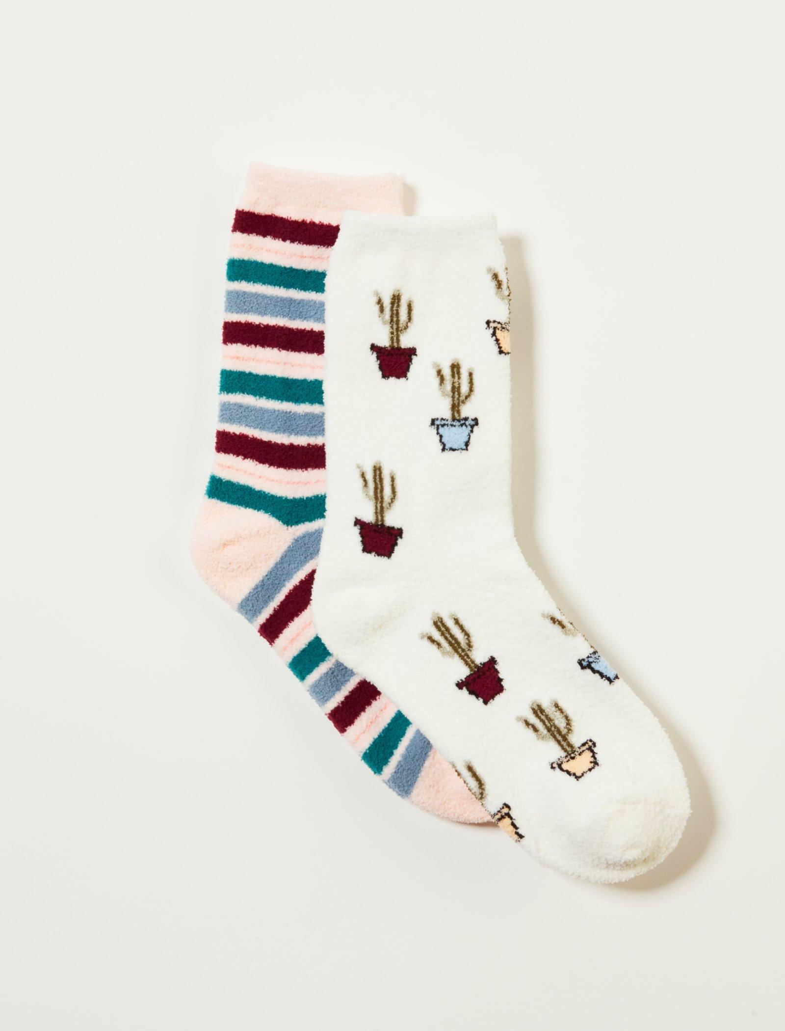 Lucky Brand Cactus Sock Pack Multi