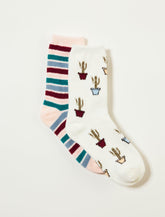 Lucky Brand Cactus Sock Pack Multi