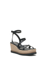 Lucky Brand Carolie Espadrille Wedge Black