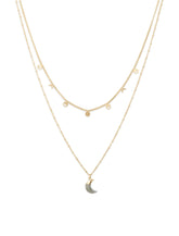 Lucky Brand Celestial Layer Necklace Gold