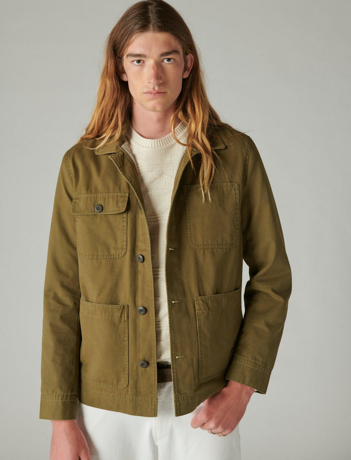 Lucky Brand Chore Jacket Olive