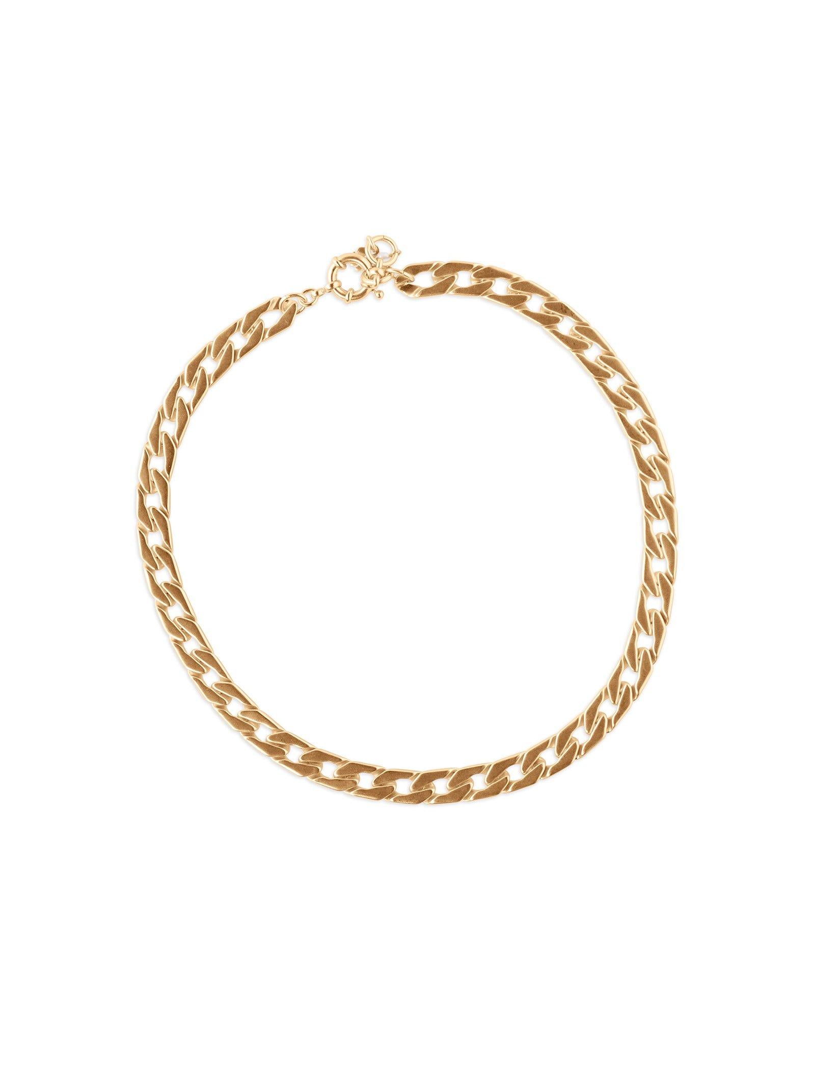 Lucky Brand Chunky Chain Collar Necklace Gold
