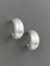 Lucky Brand Chunky Hoop Earring Silver