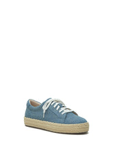 Lucky Brand Coilin Denim Espadrille Sneaker Open Blue/Turquoise