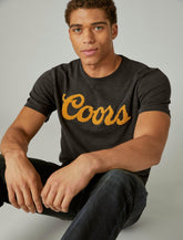 Lucky Brand Coors Logo Graphic Tee Raven