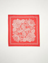 Lucky Brand Cowboy Paisley Bandana Dark Red