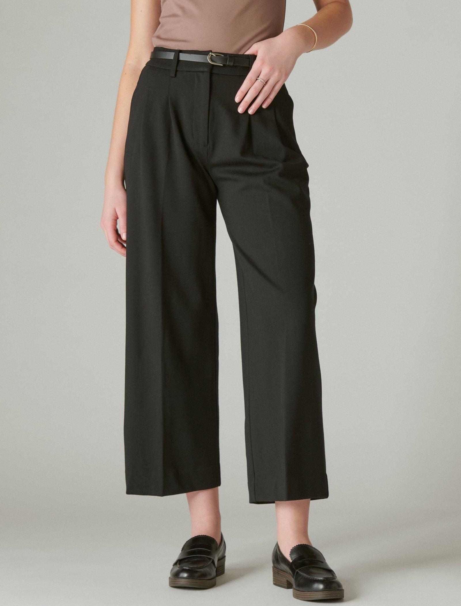 Lucky Brand Cropped Trouser Deep Black