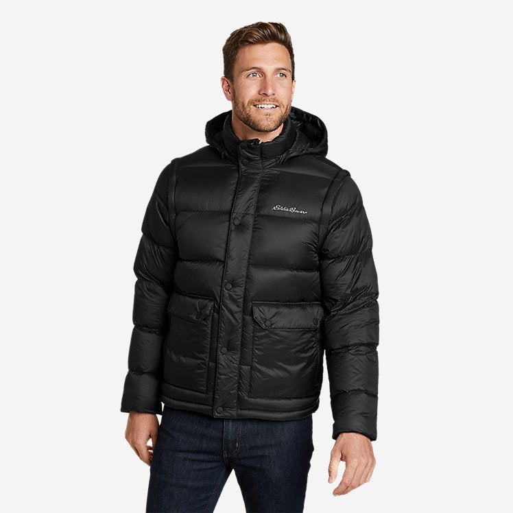 Eddie Bauer Men's StratusTherm Modular Down Jacket - Black