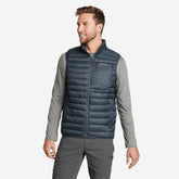 Eddie Bauer Men's StratusTherm Down Vest - Grey