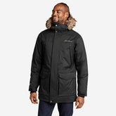 Eddie Bauer Men's Winter Coat Superior Down Parka Jacket - Black