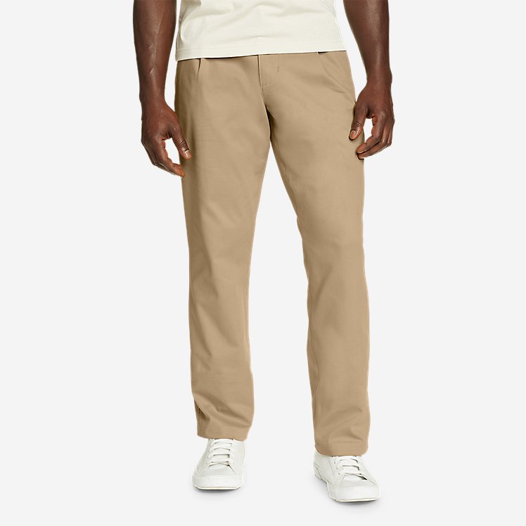 Eddie Bauer Men's Flex Sport Chinos - Light Khaki